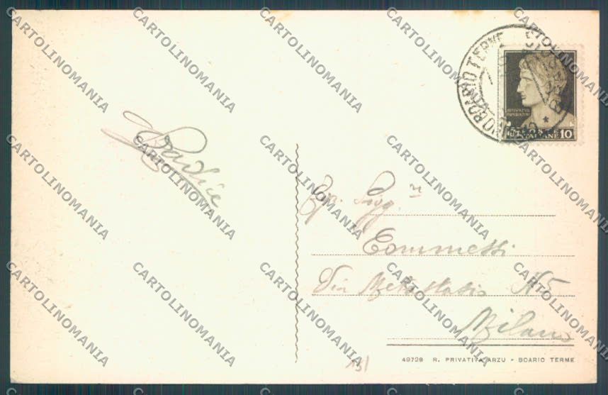 Brescia Boario Terme cartolina LQ6004 – retro