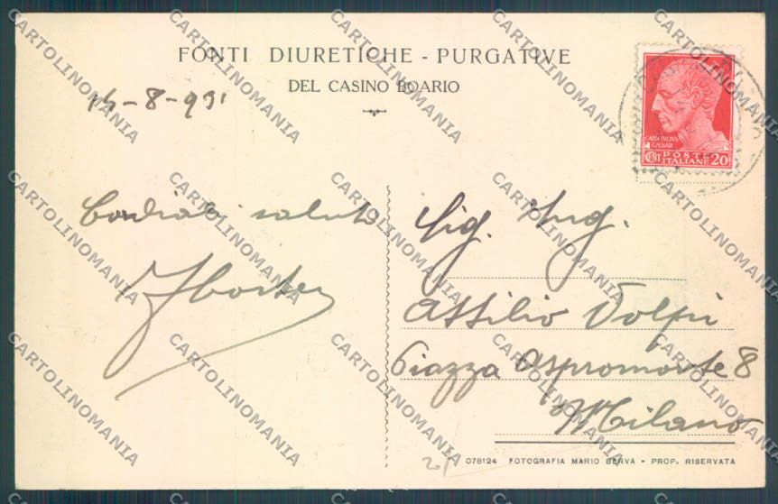 Brescia Boario Terme cartolina LQ6012 – retro