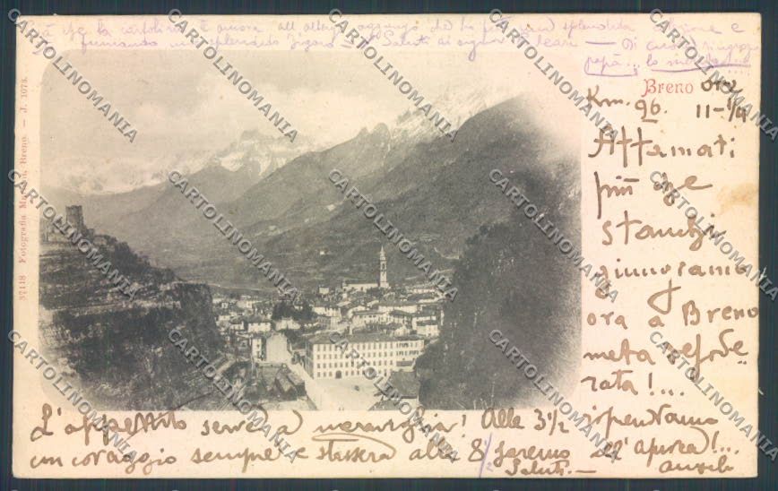 Brescia Breno cartolina LQ6039 – fronte