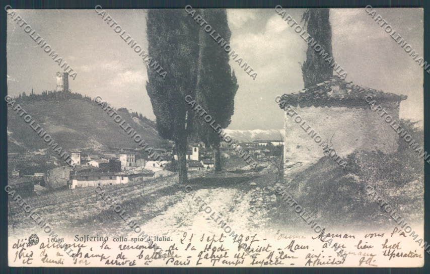 Mantova Solferino cartolina LQ6094 – fronte