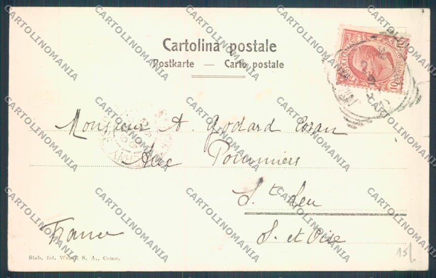 Mantova Solferino cartolina LQ6094 – retro