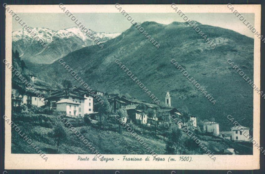 Brescia Ponte di Legno Pezzo cartolina LQ6101 – fronte