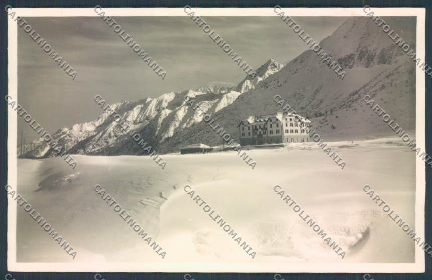 Brescia Passo del Tonale Nevicata Foto cartolina LQ6159 – fronte
