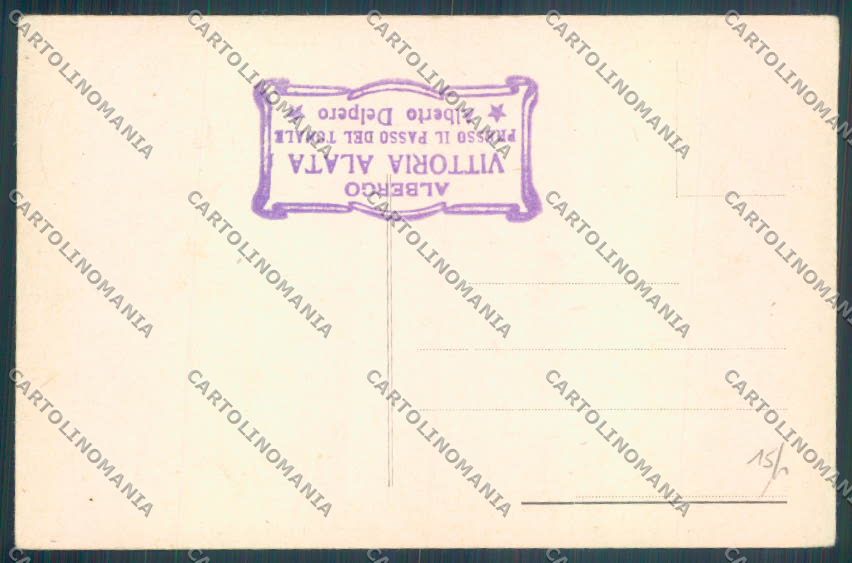 Brescia Passo del Tonale cartolina LQ6167 – retro