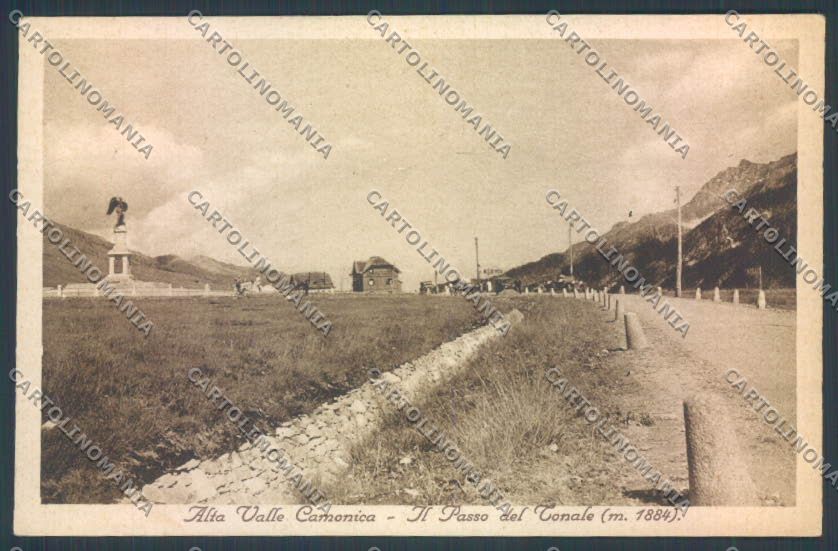 Brescia Passo del Tonale cartolina LQ6172 – fronte