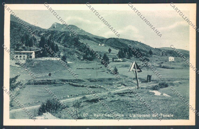 Brescia Passo del Tonale cartolina LQ6176 – fronte