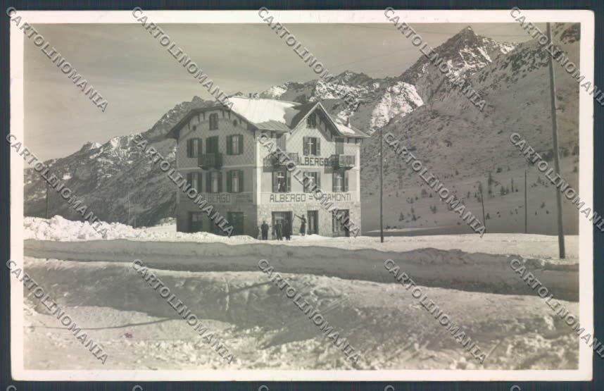 Brescia Passo del Tonale Nevicata Foto cartolina LQ6179 – fronte