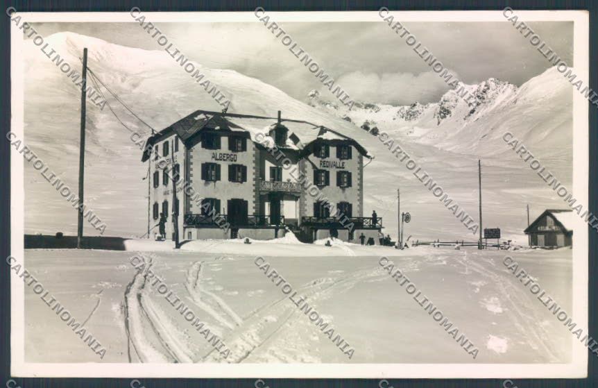 Brescia Passo del Tonale Nevicata Foto cartolina LQ6187 – fronte