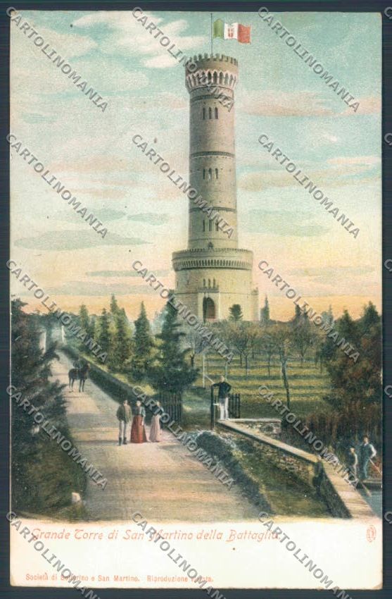 Brescia Desenzano San Martino della Battaglia PIEGHINA cartolina LQ6197 – fronte