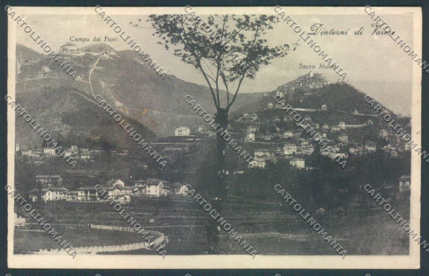 Varese Sacro Monte cartolina LQ6230 – fronte