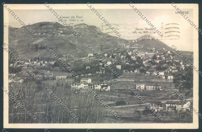 Varese Sacro Monte cartolina LQ6232 – fronte