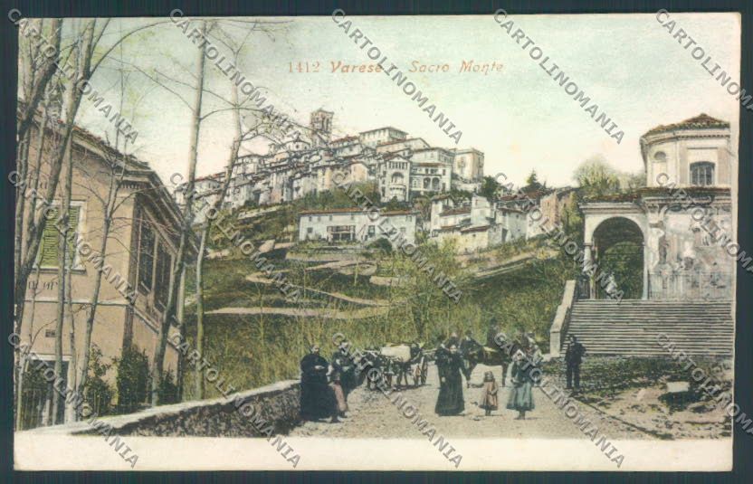 Varese Sacro Monte ABRASA cartolina LQ6233 – fronte