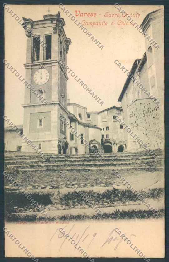 Varese Sacro Monte cartolina LQ6238 – fronte