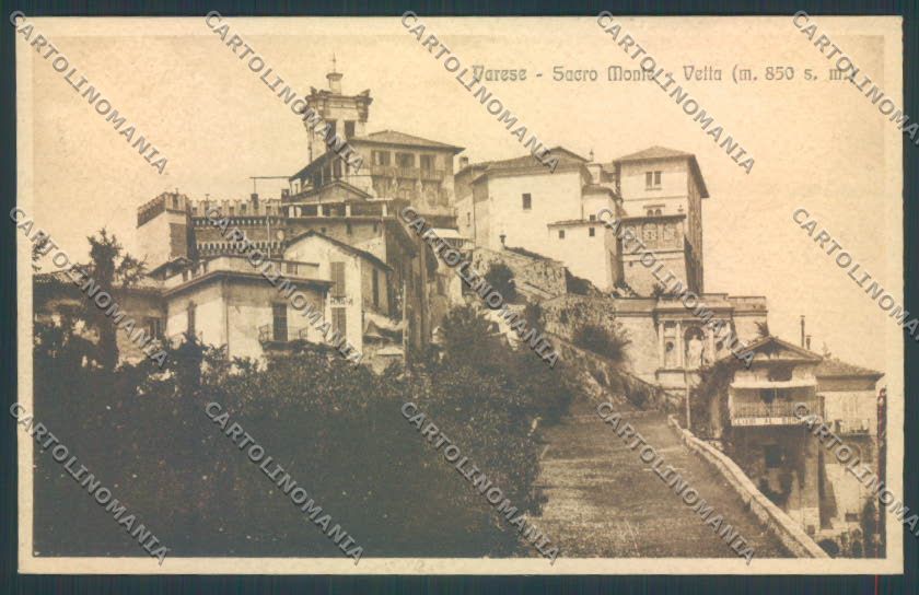 Varese Sacro Monte cartolina LQ6240 – fronte