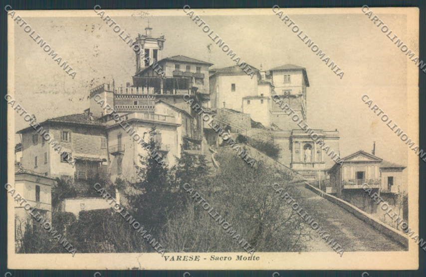 Varese Sacro Monte cartolina LQ6242 – fronte
