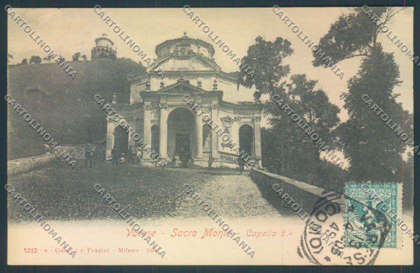 Varese Sacro Monte cartolina LQ6246 – fronte