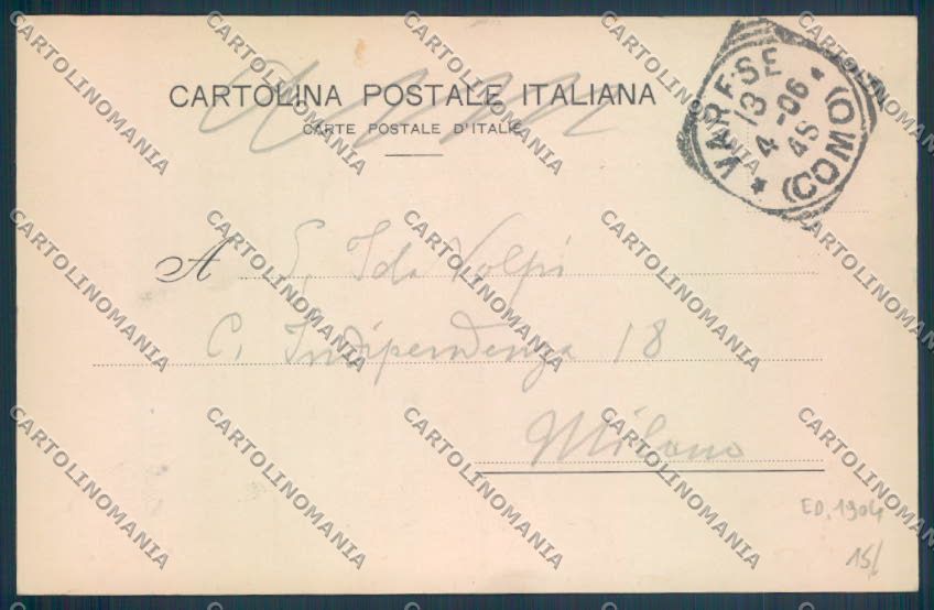 Varese Sacro Monte cartolina LQ6246 – retro