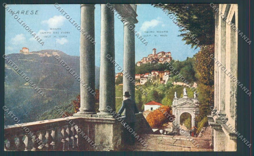 Varese Sacro Monte cartolina LQ6250 – fronte