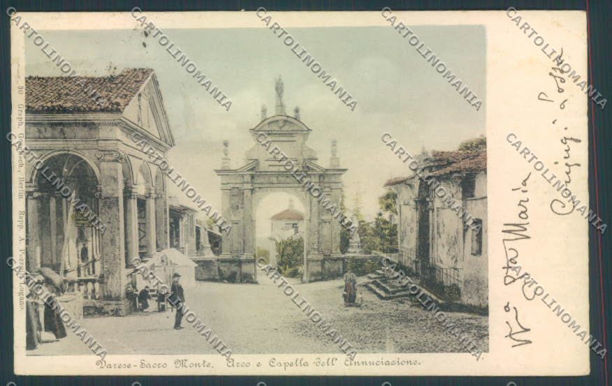 Varese Sacro Monte cartolina LQ6251 – fronte