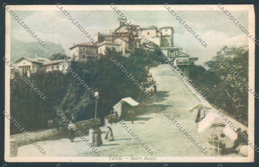 Varese Sacro Monte cartolina LQ6255 – fronte