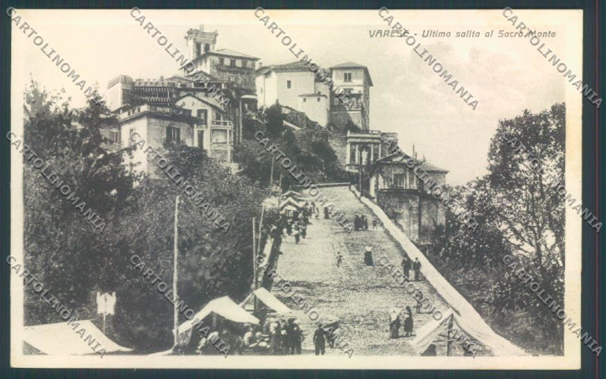 Varese Sacro Monte cartolina LQ6258 – fronte