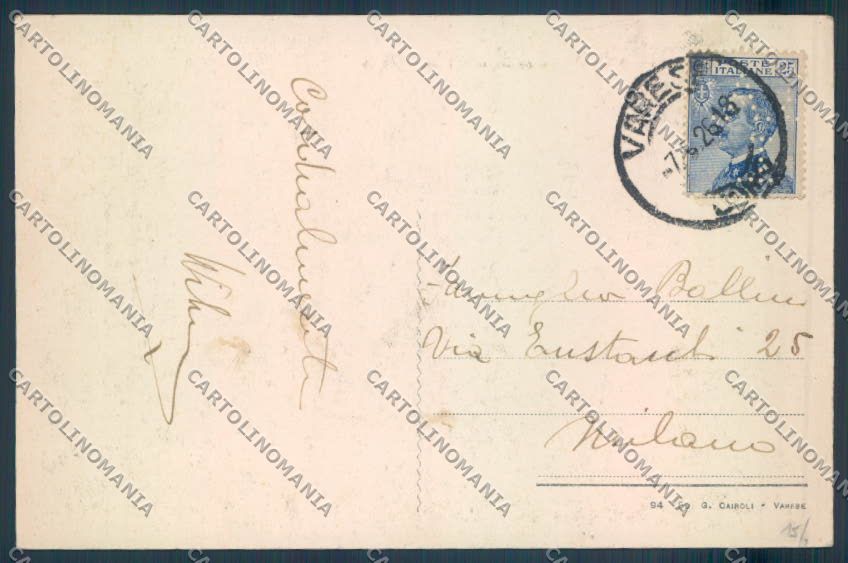 Varese Sacro Monte cartolina LQ6260 – retro