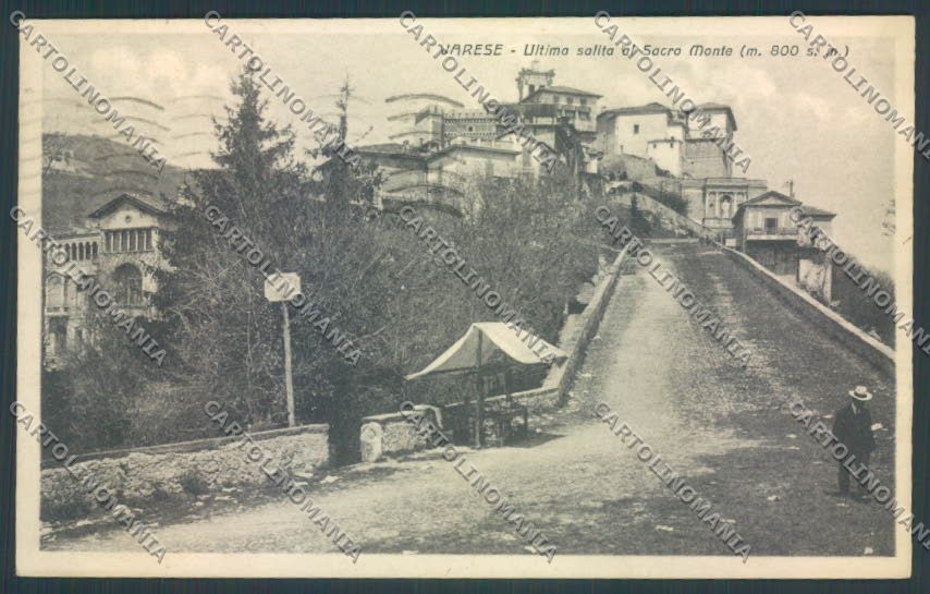Varese Sacro Monte PIEGATA cartolina LQ6261 – fronte