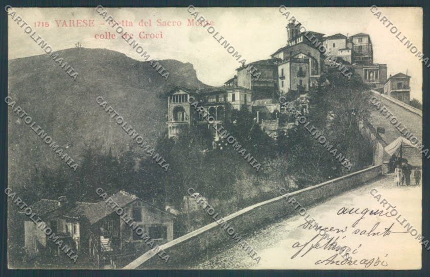 Varese Sacro Monte cartolina LQ6263 – fronte