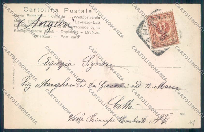 Varese Sacro Monte cartolina LQ6263 – retro