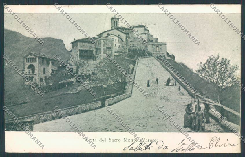 Varese Sacro Monte cartolina LQ6264 – fronte