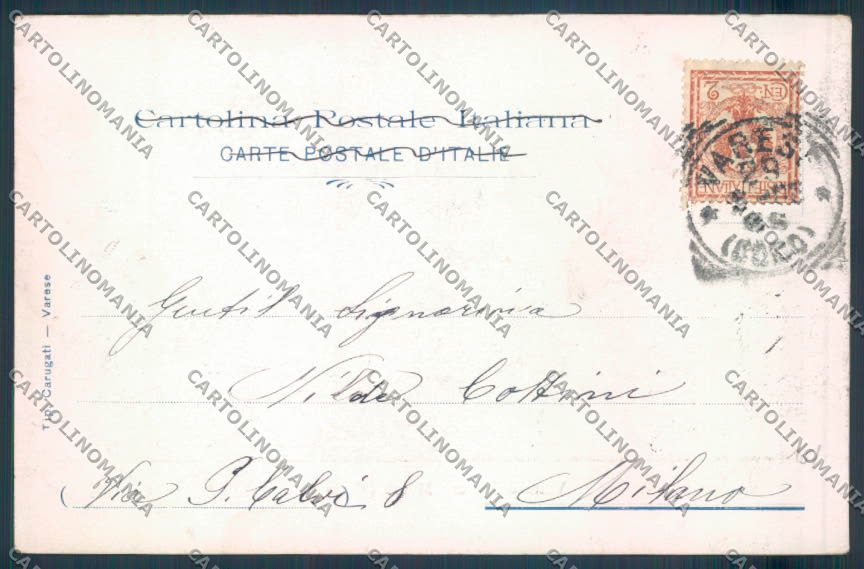 Varese Sacro Monte cartolina LQ6265 – retro