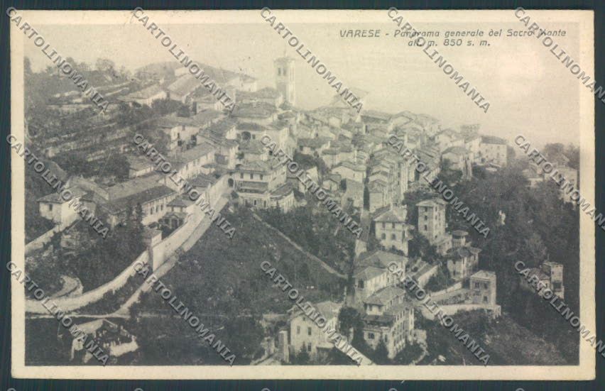 Varese Sacro Monte cartolina LQ6267 – fronte