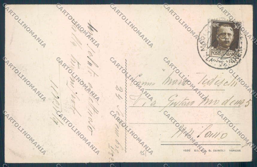 Varese Sacro Monte cartolina LQ6267 – retro