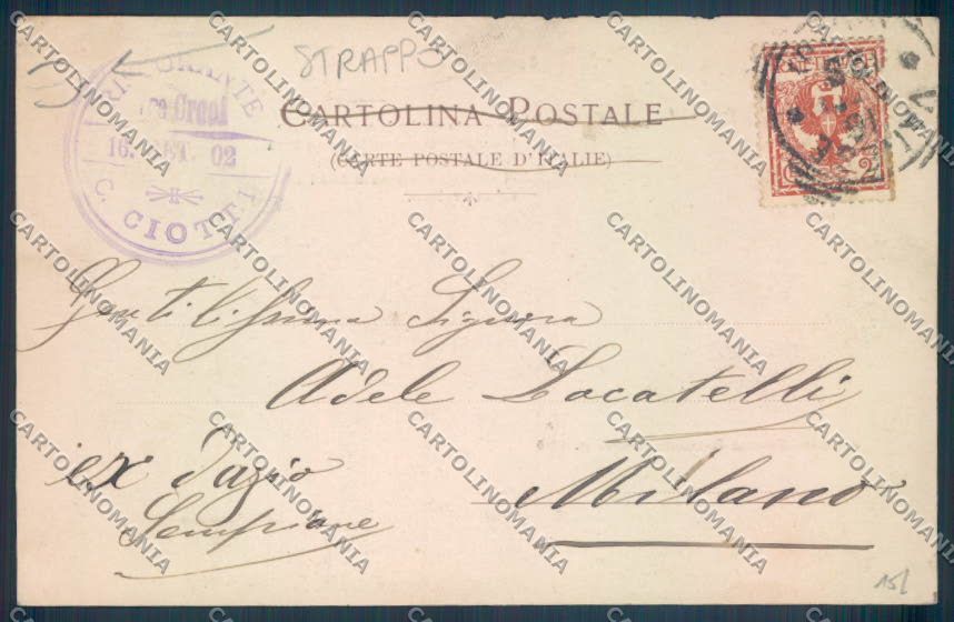 Varese Sacro Monte STRAPPO cartolina LQ6269 – retro
