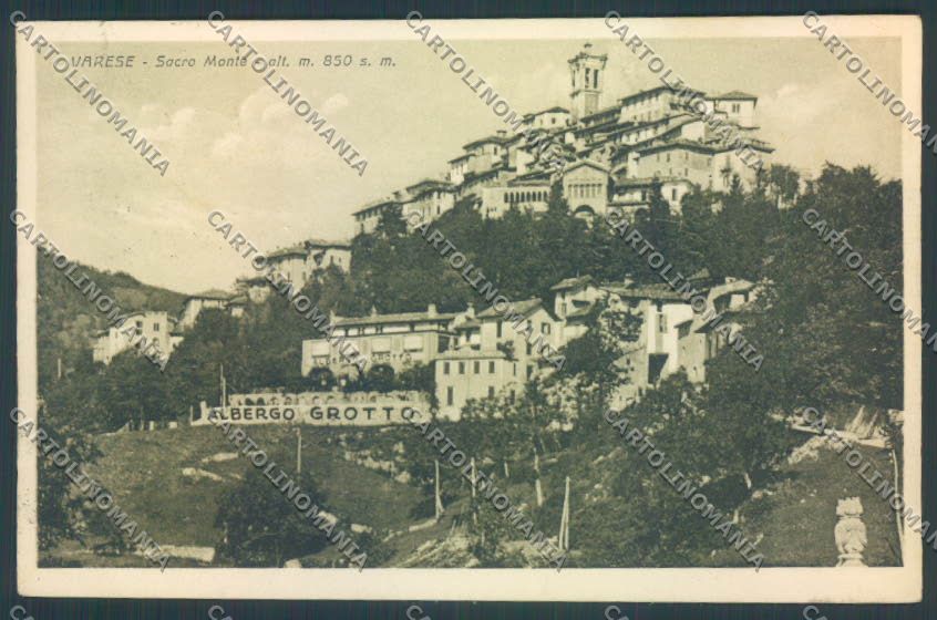 Varese Sacro Monte cartolina LQ6270 – fronte