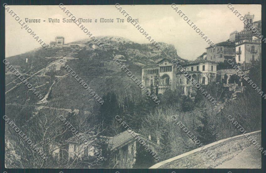 Varese Sacro Monte PIEGA cartolina LQ6271 – fronte