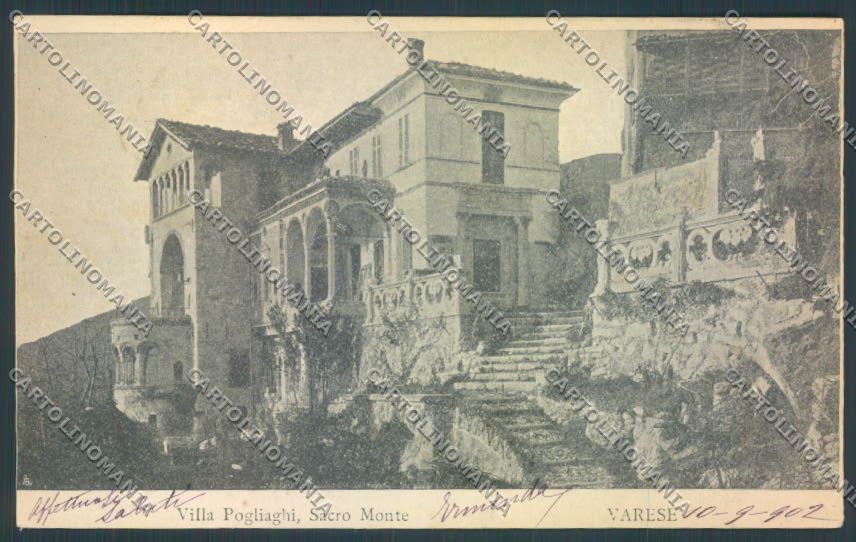 Varese Sacro Monte cartolina LQ6277 – fronte