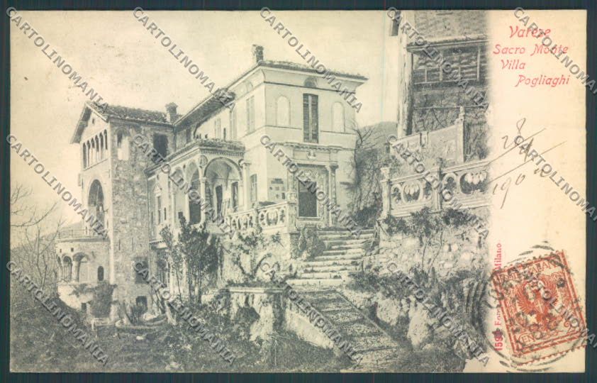 Varese Sacro Monte cartolina LQ6278 – fronte
