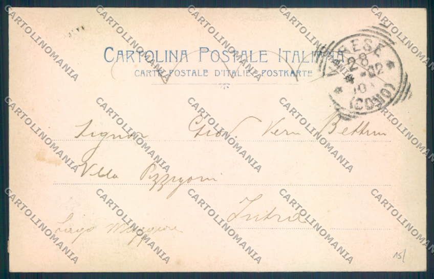 Varese Sacro Monte cartolina LQ6278 – retro