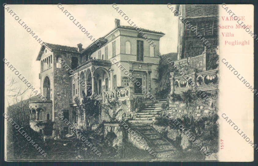 Varese Sacro Monte cartolina LQ6280 – fronte