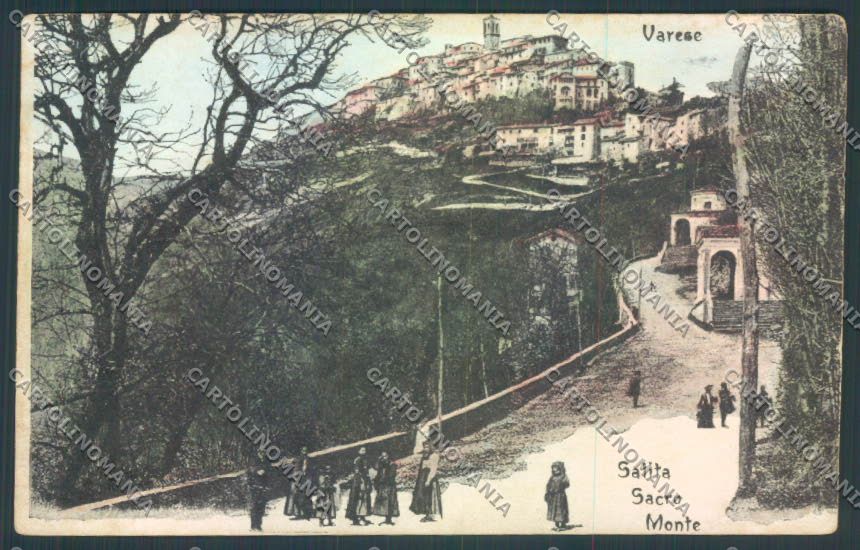 Varese Sacro Monte cartolina LQ6282 – fronte