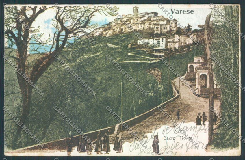 Varese Sacro Monte cartolina LQ6283 – fronte