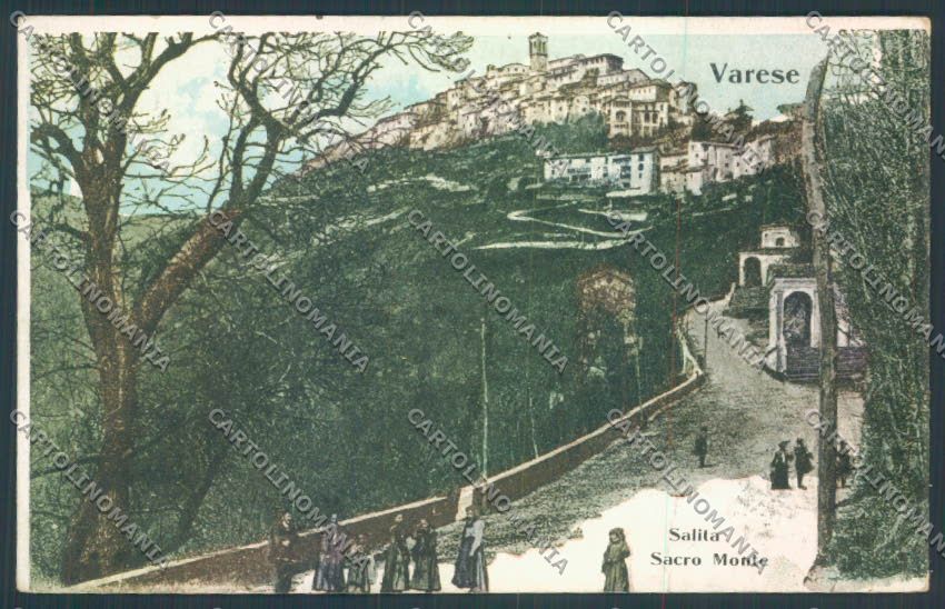 Varese Sacro Monte cartolina LQ6284 – fronte
