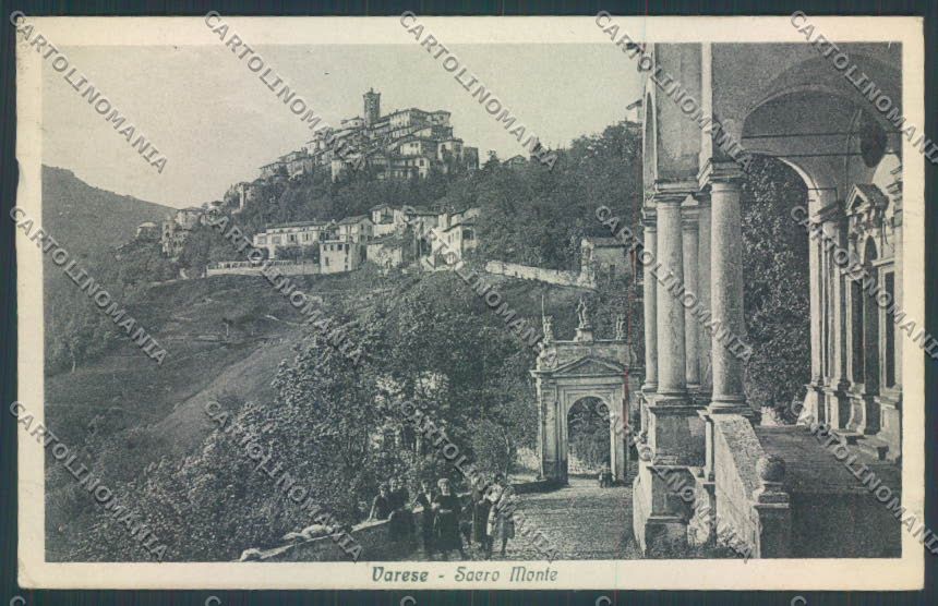 Varese Sacro Monte cartolina LQ6286 – fronte