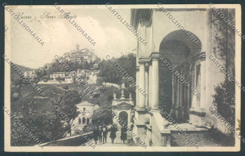 Varese Sacro Monte cartolina LQ6287 – fronte