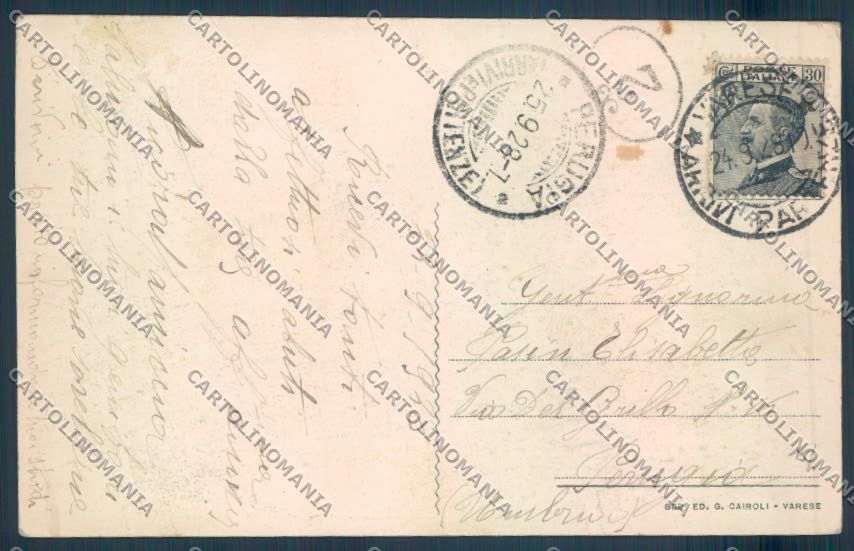 Varese Sacro Monte cartolina LQ6287 – retro