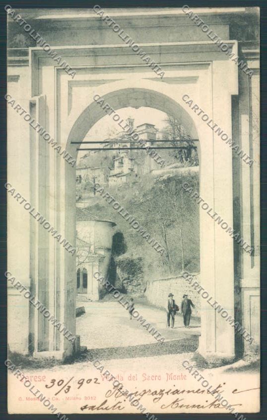 Varese Sacro Monte FORO cartolina LQ6288 – fronte
