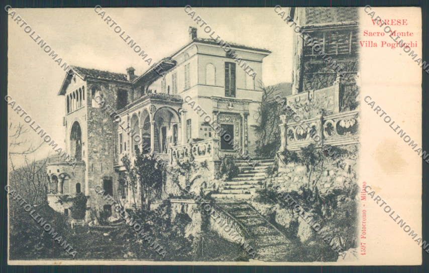Varese Sacro Monte cartolina LQ6291 – fronte