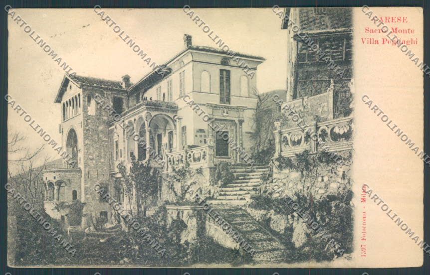 Varese Sacro Monte cartolina LQ6292 – fronte