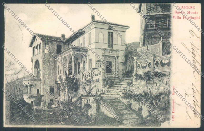 Varese Sacro Monte cartolina LQ6294 – fronte
